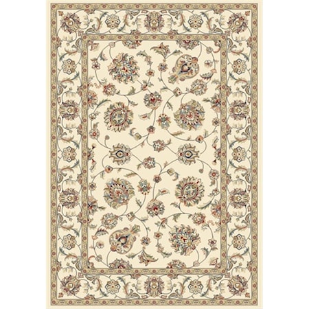 Dynamic Rugs Dynamic Rugs AN24573656464 Ancient Garden 2 ft. x 3 ft. 11 in. 57365-6464 Rug - Ivory/Ivory AN24573656464